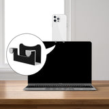 Maxbell Laptop Phone Holder Dual Machines with One Screen Computer Monitor Mount Argent
