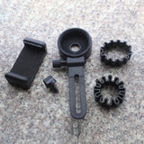 Maxbell Cell Phone Photography Holder 55~85mm Clip Bracket for Astronomical Mirror