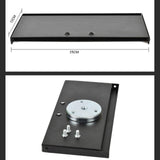 Maxbell Foldable Tripod Tray Platform Attachment Stand Metal for Camping Laptop