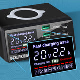 Maxbell 9 in 1 110W 8 Port USB fast charge Multiport USB Charger USB Hub EU