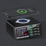 Maxbell 9 in 1 110W 8 Port USB fast charge Multiport USB Charger USB Hub EU