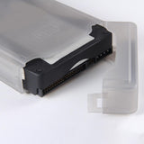 Maxbell Travel 3.5'' SATA Hard Disk Drive HDD Case Waterproof Impact Resistant Orange