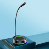 Maxbell USB Computer Microphone 360 Gooseneck Design for Meetings Desktop PC Youtube Without light