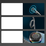 Maxbell USB Computer Microphone 360 Gooseneck Design for Meetings Desktop PC Youtube Without light