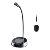 Maxbell USB Computer Microphone 360 Gooseneck Design for Meetings Desktop PC Youtube Without light