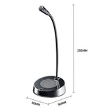 Maxbell USB Computer Microphone 360 Gooseneck Design for Meetings Desktop PC Youtube Without light