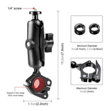 Maxbell Motorcycle Camera Handlebar Mount Camera Mount Durable for Panoramic Cameras Style A
