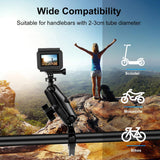 Maxbell Motorcycle Camera Handlebar Mount Camera Mount Durable for Panoramic Cameras Style A