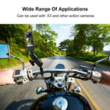 Maxbell Motorcycle Camera Handlebar Mount Camera Mount Durable for Panoramic Cameras Style A