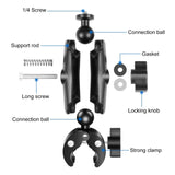 Maxbell Motorcycle Camera Handlebar Mount Camera Mount Durable for Panoramic Cameras Style B