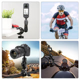 Maxbell Motorcycle Camera Handlebar Mount Camera Mount Durable for Panoramic Cameras Style B