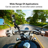 Maxbell Motorcycle Camera Handlebar Mount Camera Mount Durable for Panoramic Cameras Style B