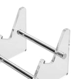Maxbell Keyboard Display Stand Shelf Holder Clear for Tablet Picture Frames Desktop 2 Tiers