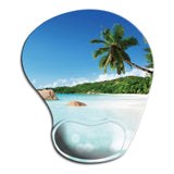 Maxbell Mouse Pad with Wrist Rest Computer Mouse Mat Mousepad for Laptop Computers Style G