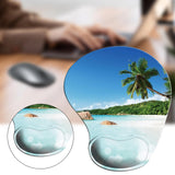 Maxbell Mouse Pad with Wrist Rest Computer Mouse Mat Mousepad for Laptop Computers Style G