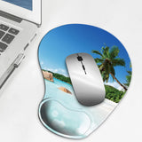 Maxbell Mouse Pad with Wrist Rest Computer Mouse Mat Mousepad for Laptop Computers Style G