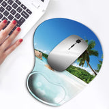 Maxbell Mouse Pad with Wrist Rest Computer Mouse Mat Mousepad for Laptop Computers Style G
