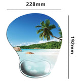 Maxbell Mouse Pad with Wrist Rest Computer Mouse Mat Mousepad for Laptop Computers Style G
