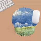 Maxbell Ergonomic Mouse Pad Comfortable rubber Base for Gaming Typing Office Sky