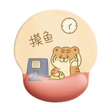 Maxbell Ergonomic Mouse Pad Comfortable rubber Base for Gaming Typing Office Cat
