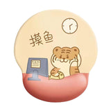 Maxbell Ergonomic Mouse Pad Comfortable rubber Base for Gaming Typing Office Cat