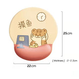 Maxbell Ergonomic Mouse Pad Comfortable rubber Base for Gaming Typing Office Cat