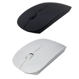 Maxbell Portable 2.4G Wireless Mouse Mute Click for Computer Desktop Notebook White