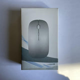 Maxbell Portable 2.4G Wireless Mouse Mute Click for Computer Desktop Notebook White