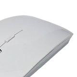 Maxbell Portable 2.4G Wireless Mouse Mute Click for Computer Desktop Notebook White