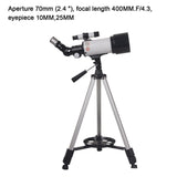 Maxbell 70mm Aperture 400mm Focal Length Telescope with Tripod for Beginners Durable