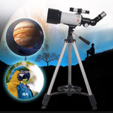 Maxbell 70mm Aperture 400mm Focal Length Telescope with Tripod for Beginners Durable