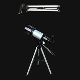 Maxbell 70mm 300mm Telescope for Beginners Lightweight Frame Aluminum Alloy Tripod