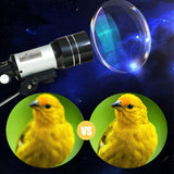 Maxbell 70mm 300mm Telescope for Beginners Lightweight Frame Aluminum Alloy Tripod