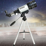 Maxbell 70mm 300mm Telescope for Beginners Lightweight Frame Aluminum Alloy Tripod