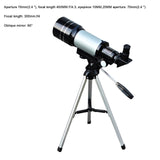 Maxbell 70mm 300mm Telescope for Beginners Lightweight Frame Aluminum Alloy Tripod