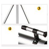 Maxbell Telescope 50mm Aperture Adjustable Wide Angle 600mm for Travel Adults Kids