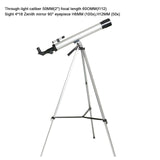 Maxbell Telescope 50mm Aperture Adjustable Wide Angle 600mm for Travel Adults Kids