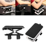 Maxbell Adjustable Height Office Chair Armrest Pads for Computer Chair Black