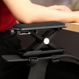 Maxbell Adjustable Height Office Chair Armrest Pads for Computer Chair Black
