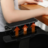 Maxbell Adjustable Height Office Chair Armrest Pads for Computer Chair Black