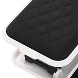 Maxbell Adjustable Height Office Chair Armrest Pads for Computer Chair White Frame