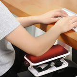 Maxbell Adjustable Height Office Chair Armrest Pads for Computer Chair White Frame