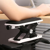 Maxbell Adjustable Height Office Chair Armrest Pads for Computer Chair White Frame