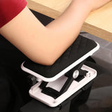Maxbell Adjustable Height Office Chair Armrest Pads for Computer Chair White Frame