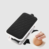 Maxbell Adjustable Height Office Chair Armrest Pads for Computer Chair White Frame