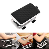 Maxbell Adjustable Height Office Chair Armrest Pads for Computer Chair White Frame