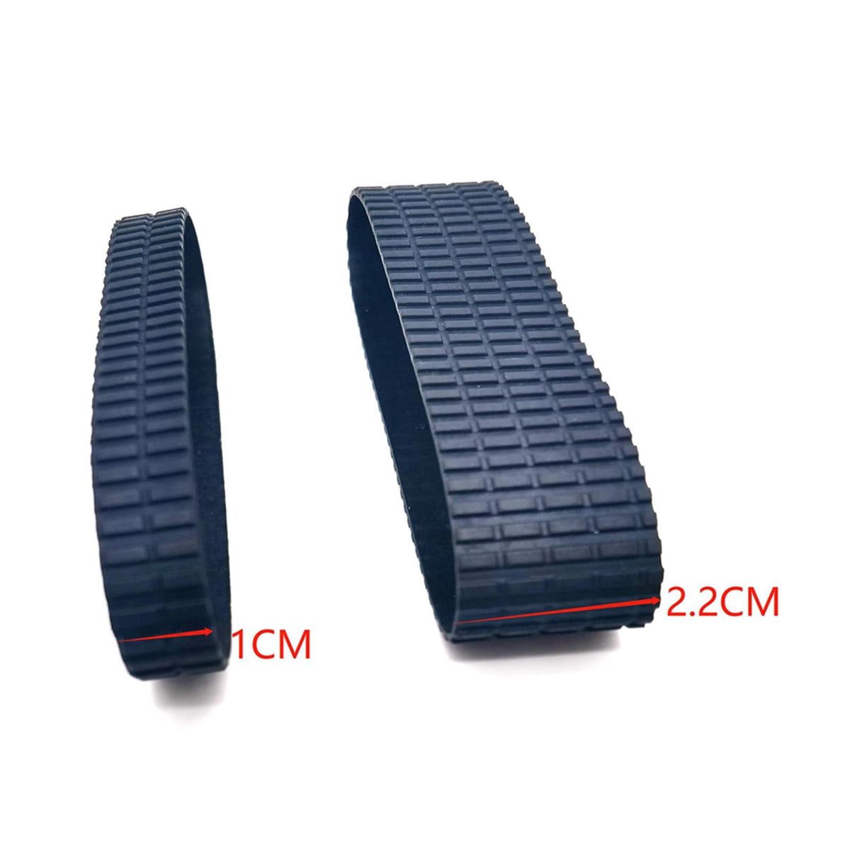 Maxbell 2 Pieces Durable Zoom and Focus Rubber Lens Ring for Af-S 28-300mm Replace