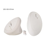 Maxbell Vertical Gaming Mouse Gaming Gamer Mouse Wireless for Games Computer Esports white