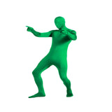 Maxbell Green Screen Bodysuit Full Body Greenman Suit for Photography Photo Film green 150cm