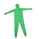 Maxbell Green Screen Bodysuit Full Body Greenman Suit for Photography Photo Film green 150cm